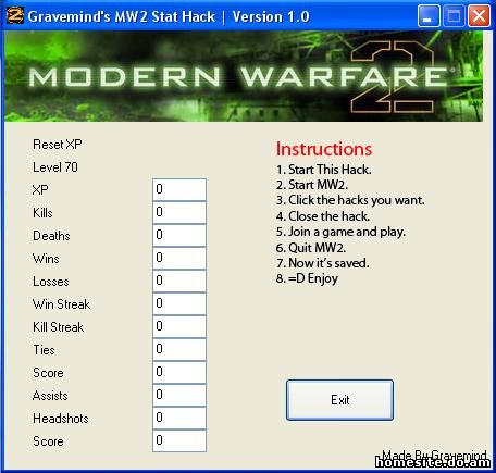 MW2 Multiplayer Hack Project